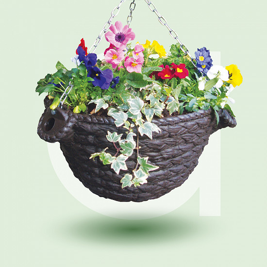 Wicker Hanging Basket For Schools