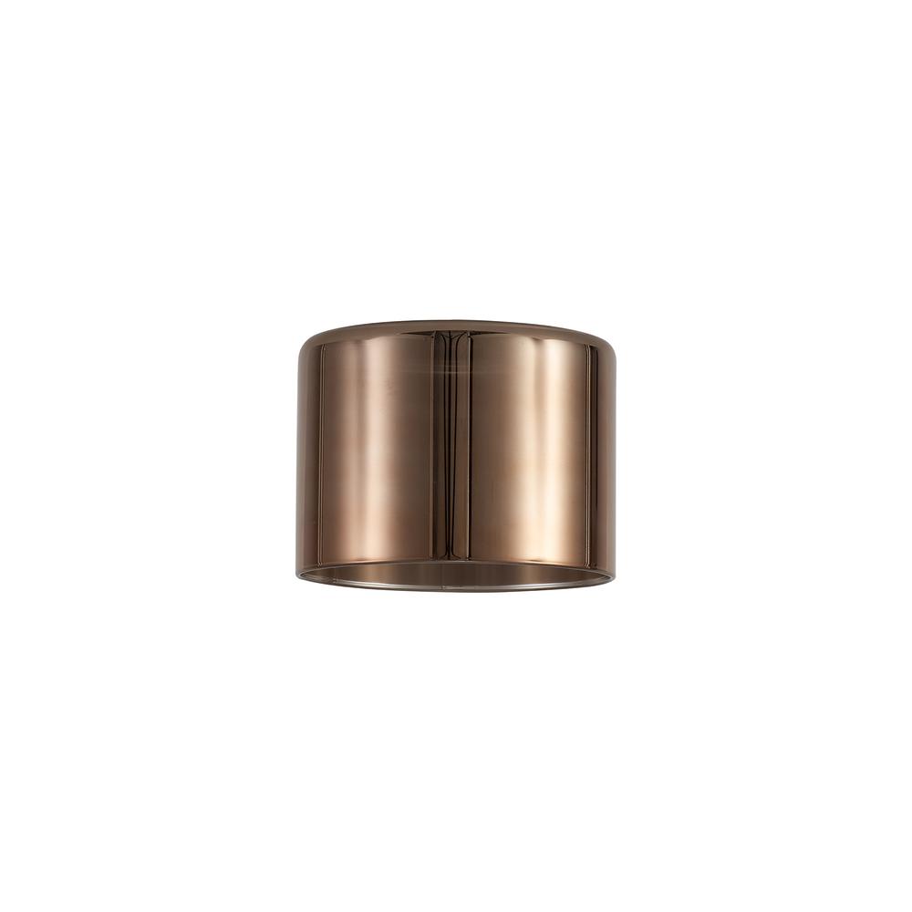 Luxuria Apex 150x110mm Short Cylinder (A) Copper Glass Shade