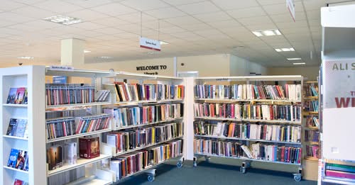 Metal Library Shelving