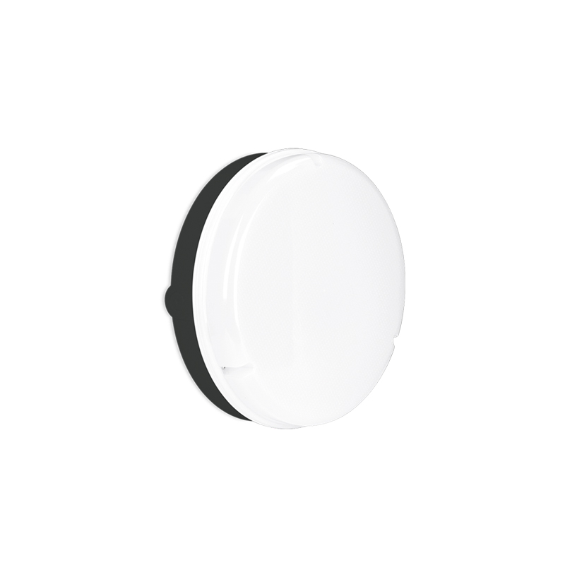 Aurora UtiliteDrum 18W IP65 Microwave LED Round Bulkhead Black 4000K