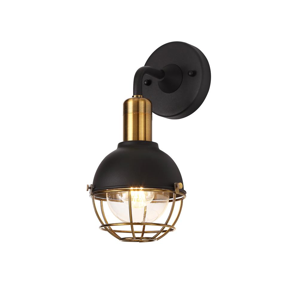 Luxuria * Nimph Wall Light 1 Light E27 Sand Black/Brushed Bronze