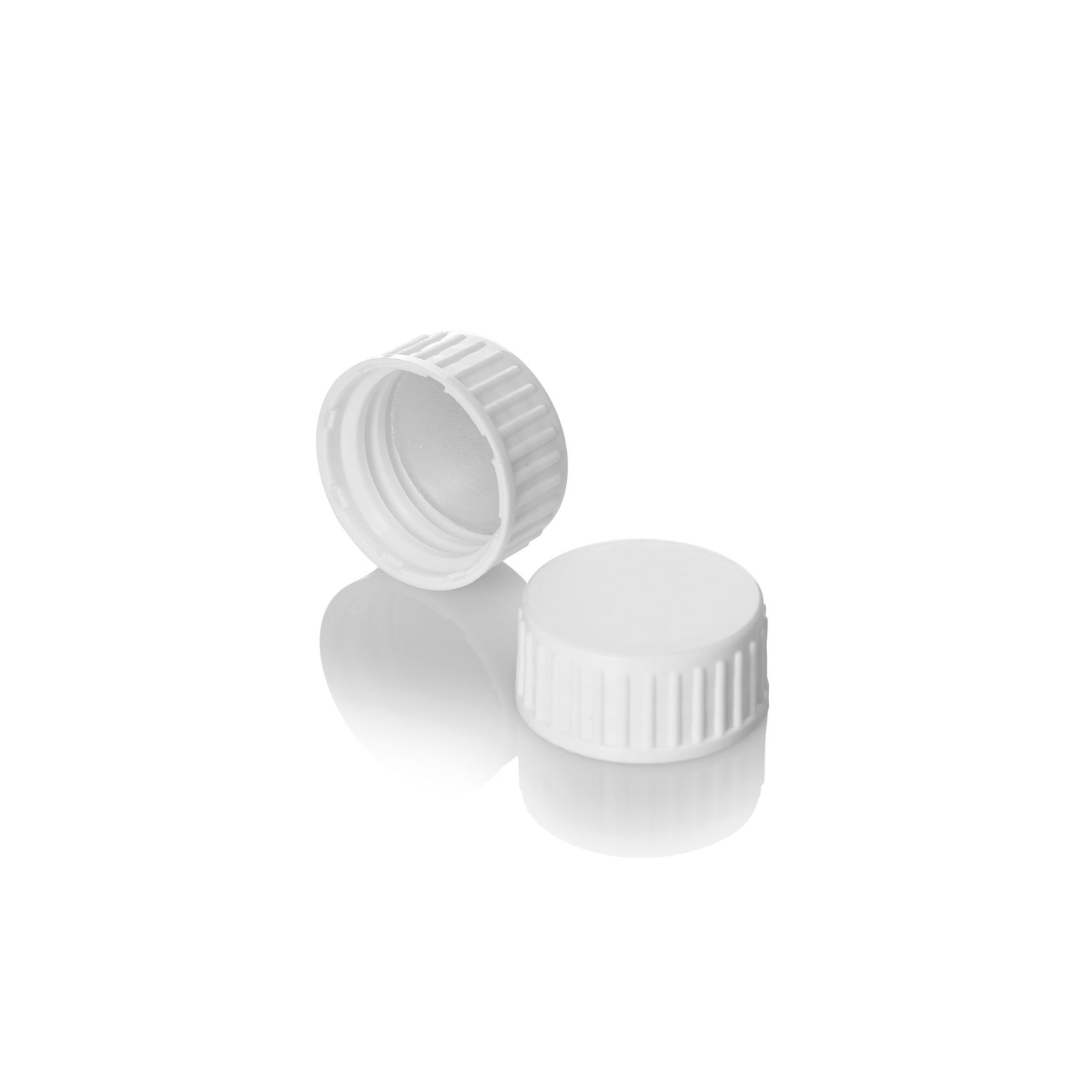 Providers Of 28/400 White Induction Heat Seal Screw Cap For HDPE Bottles - Ribbed