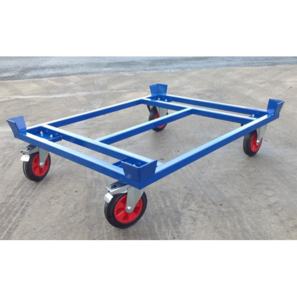 Euro Pallet Dolly 1200 x 1000mm - Nylon Wheels - 1200 Kg