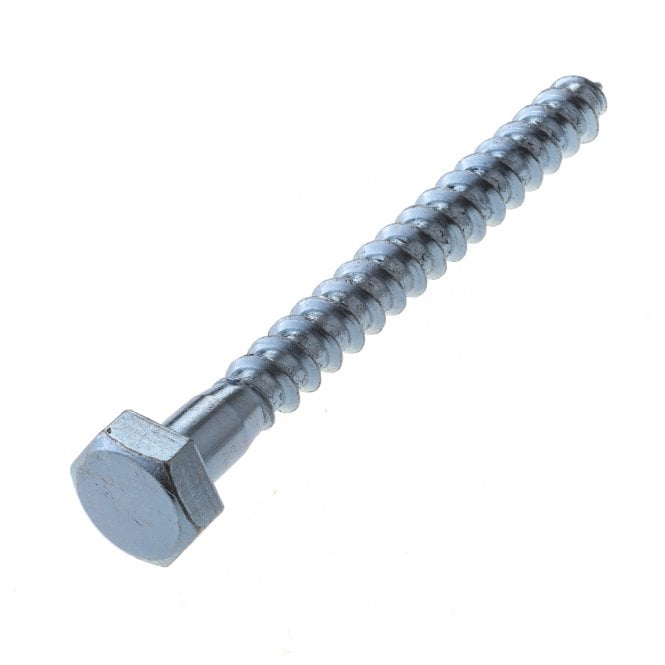 Hex Coach Screws - Zinc