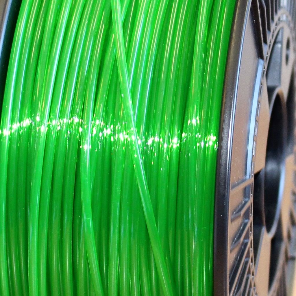 3D FilaPrint PETG Green Transparent 2.85mm 3D Printer Filament