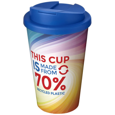 BRITE-AMERICANO® ECO 350 ML SPILL-PROOF THERMAL INSULATED TUMBLER in Mid Blue.