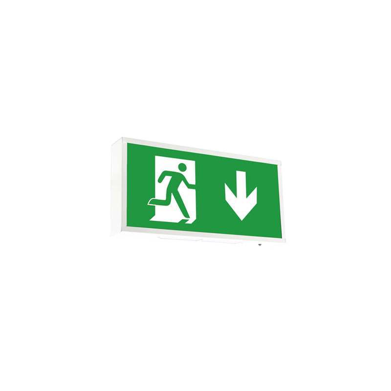 Ansell Guardsman Legend Arrow Down Exit Sign