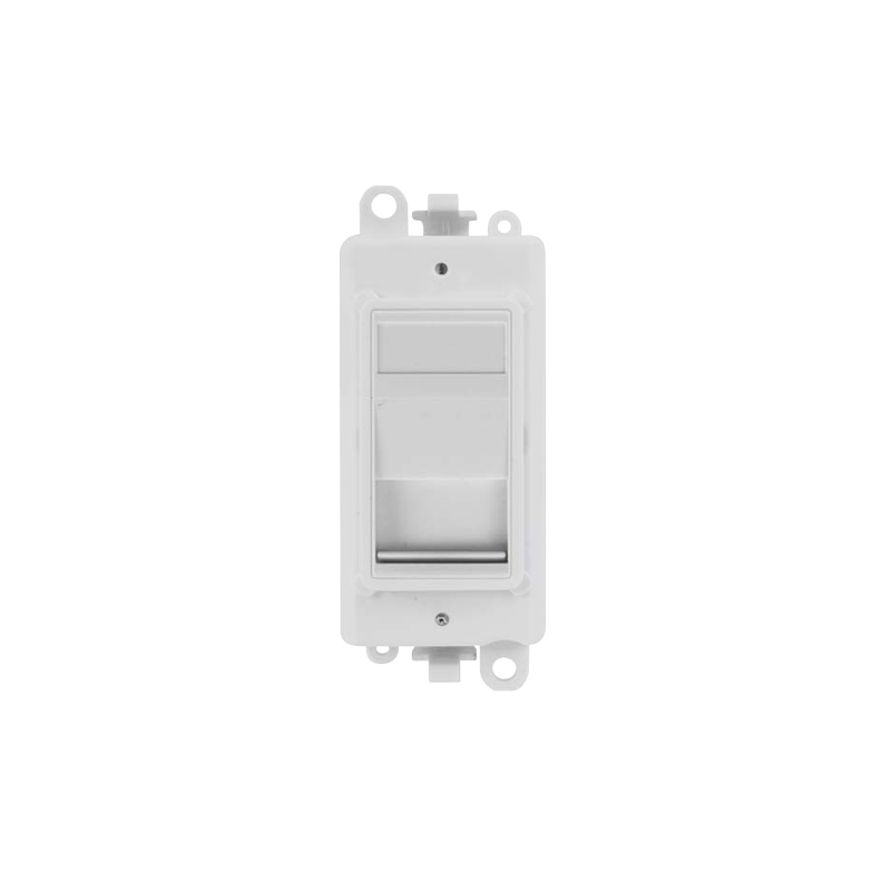 Click GridPro Telephone Master Outlet Module Polar White