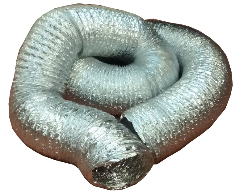 200mm Aluminium Flexi Duct x 10m Insulated