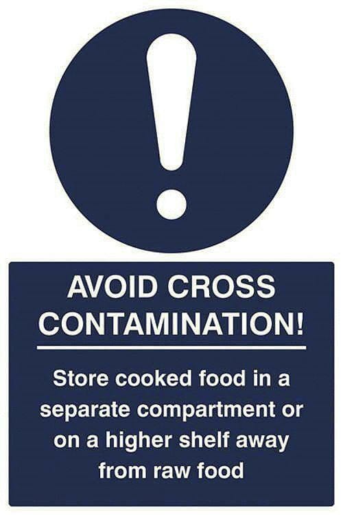 Avoid cross contamination
