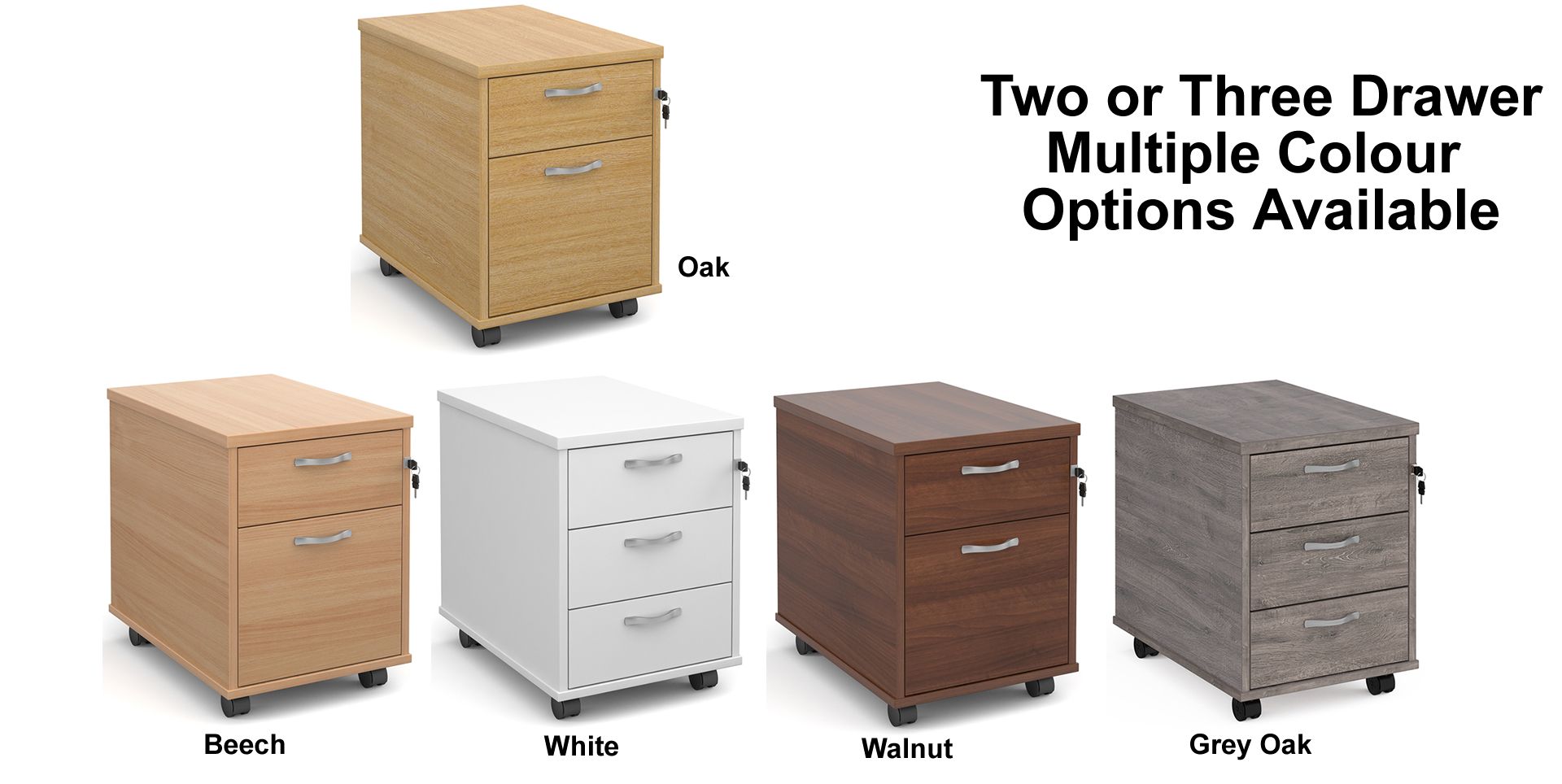 Providers Of Universal Two or Three Drawer Mobile Pedestal