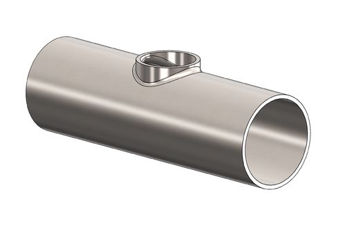 Industrial Stainless Steel Suppliers of Weld Ended, BS4825-2, Reducing Tee, 316 Stainless Steel, Dull Polish for Stainless Steel Pipe Systems