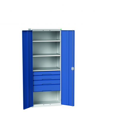 Bott Verso Drawer and Shelf Cabinets 2000mm High, 800 Wide