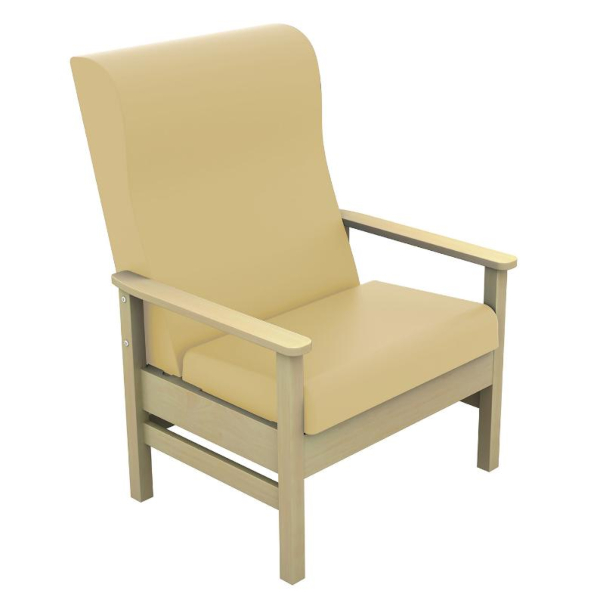 Atlas High Back Bariatric Arm Chair - Beige