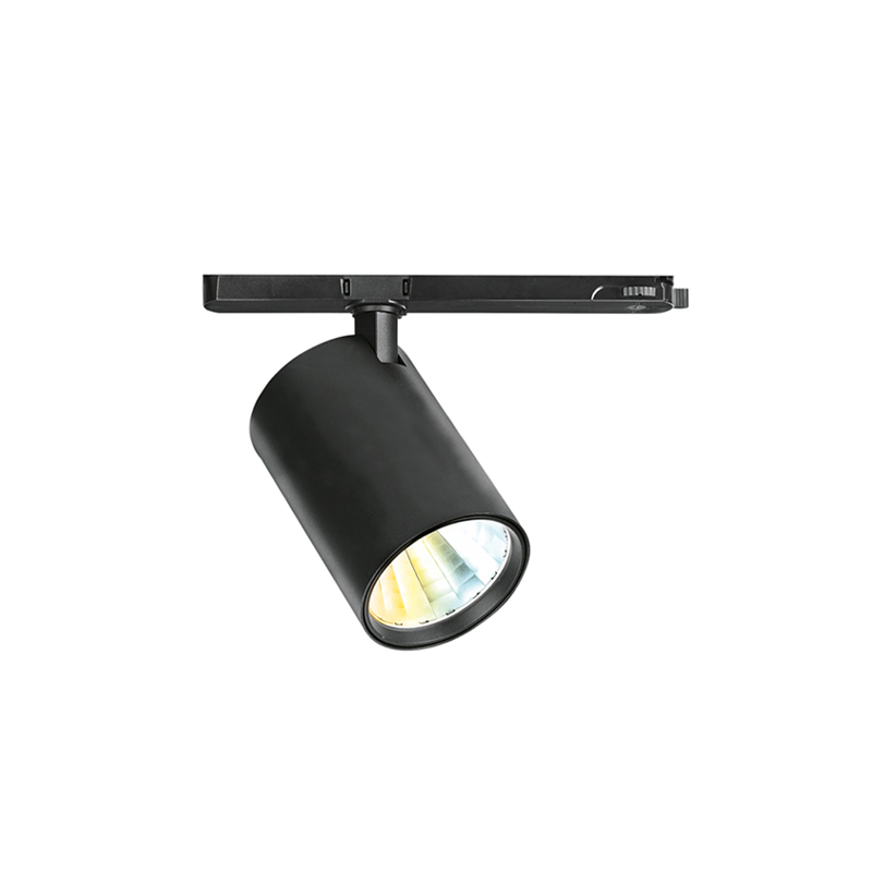 Aurora Adjustable Circuit LED Track Spotlight 24 Degree Black