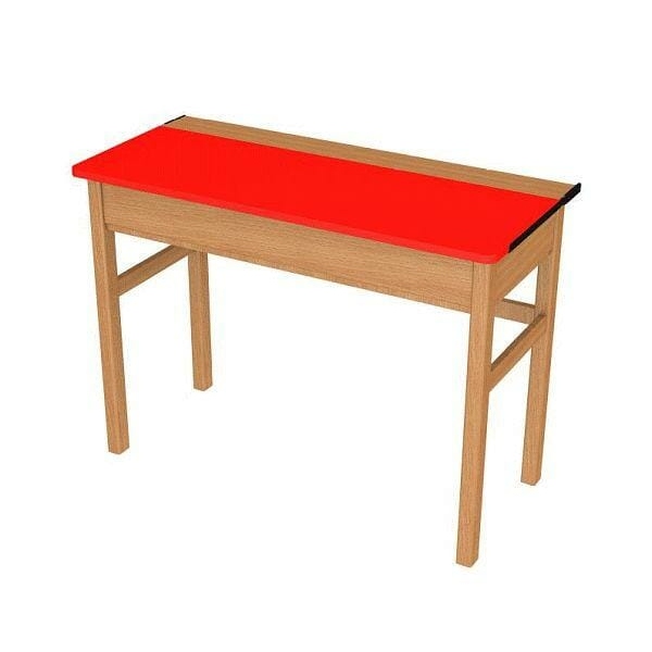 Red Teachers Wooden Locker Desks