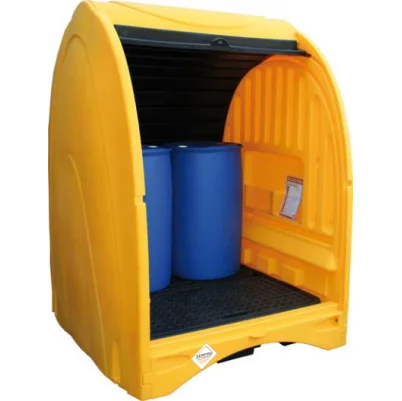 4 Drum PE Hardcover - SpillShak Jonesco Covered Bunds & Pallets - Storage