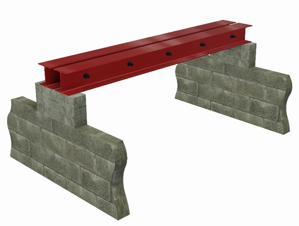 CE Marked Steel Double Beam