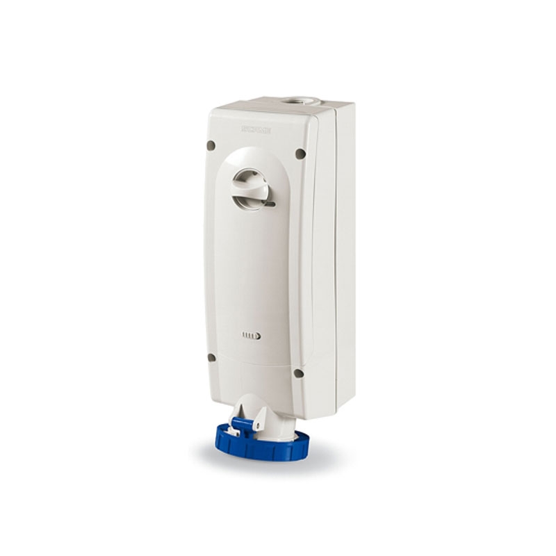 Scame 561.6383 Switched Interlock Socket IP67 IP Rating Standard Interlock Type 240V Volts