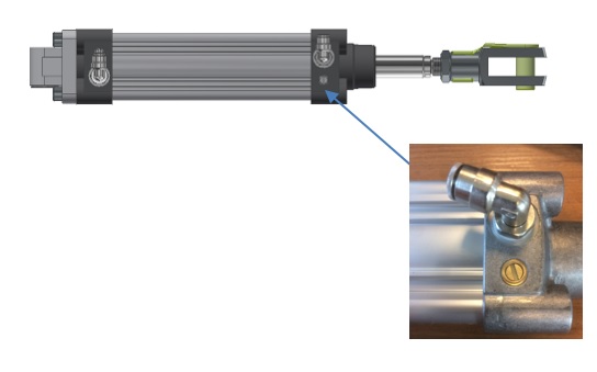 VB2290 - IG DOOR CYLINDER &#216;50 X125 STROKE