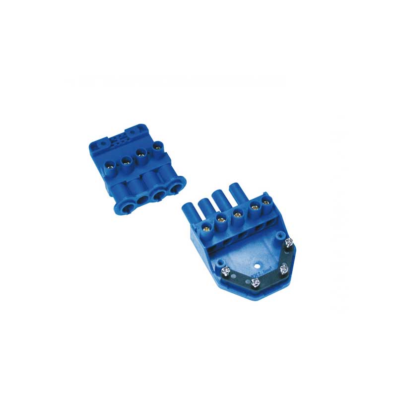 Click Flow Connector - Screw-Down Cord Grip 4 Pin 20A