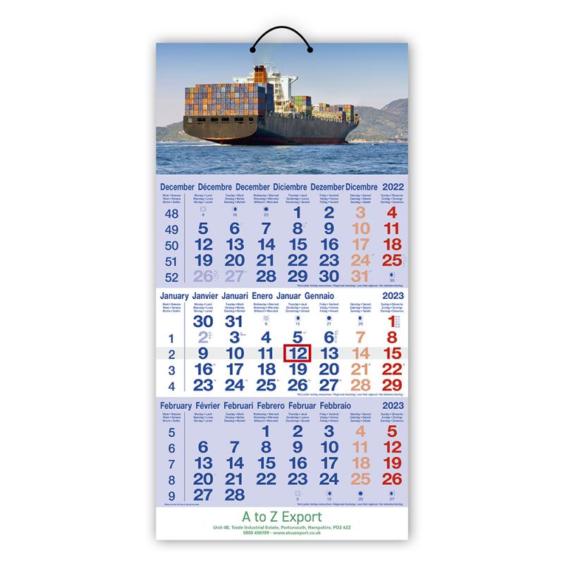 Shipping Calendar