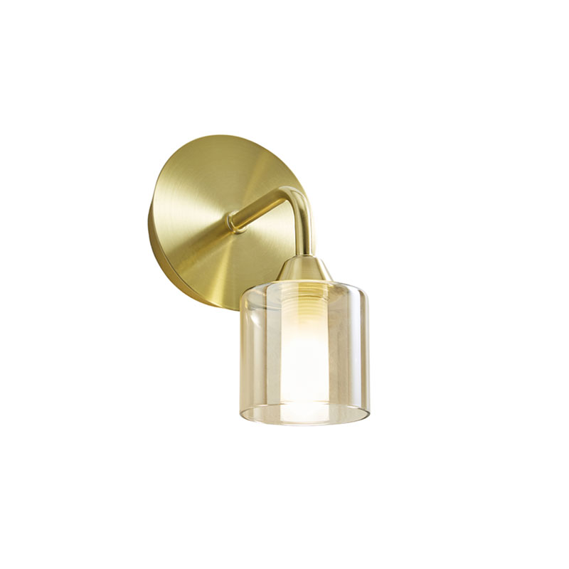 Forum Patras Wall Light G9 Champagne/Satin Brass