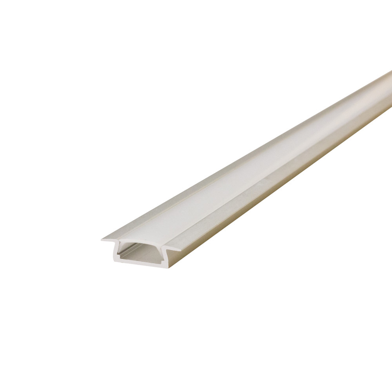 Integral 1M Profile Aluminium Recessed Frosted Clip-In Diffuser