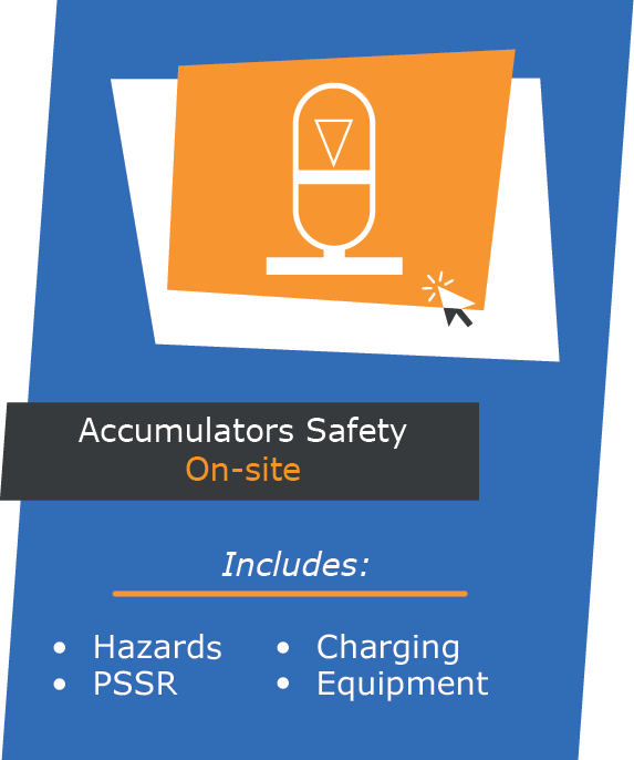 On-Site Gas Charge Accumulator Safety Training for Medical Industry
