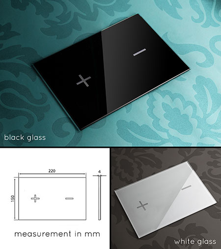 Glass Wave Sensor Flush Plate (54Q)