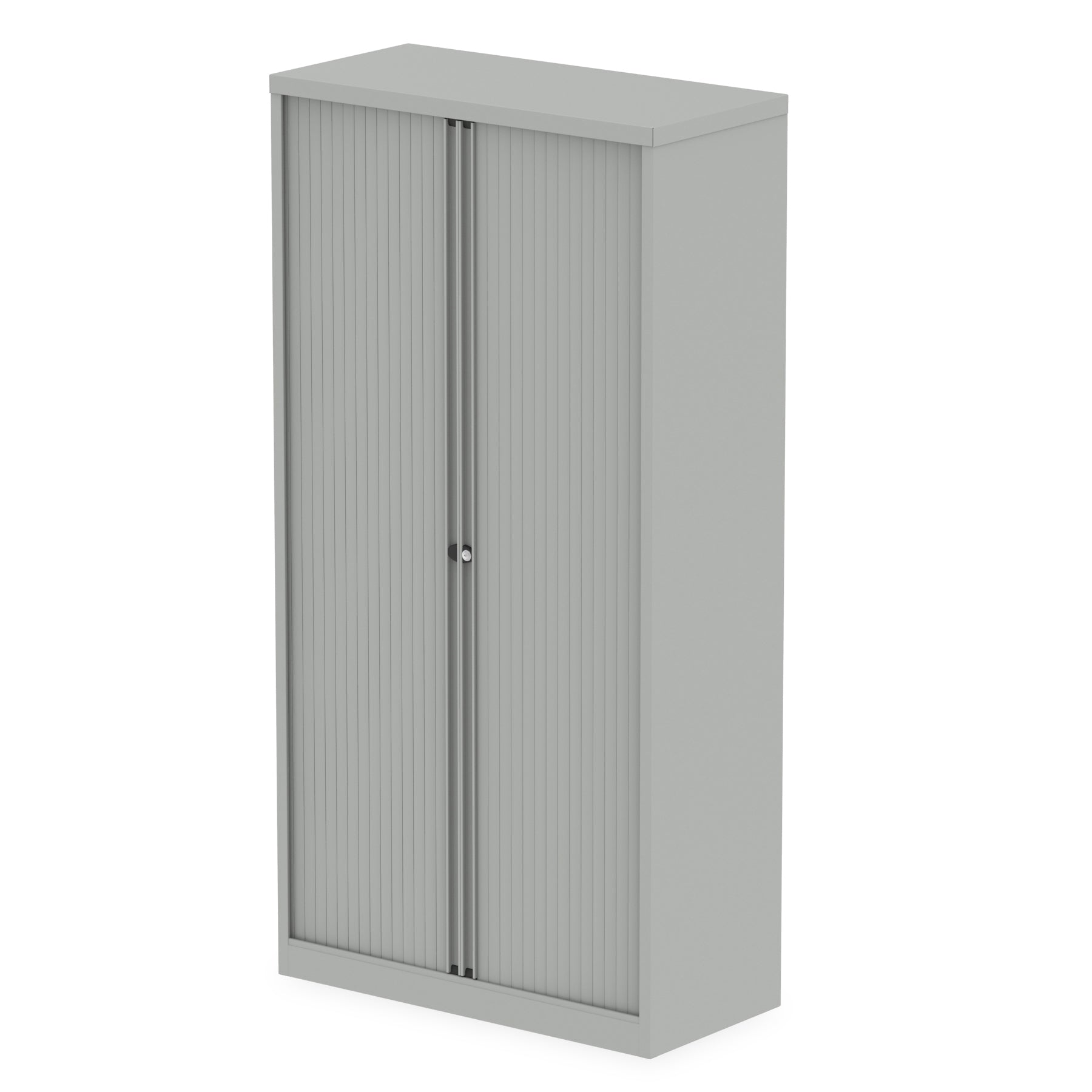 Specialising In Qube by Bisley Metal Tambour Cupboard - 1000mm - Grey or Black UK