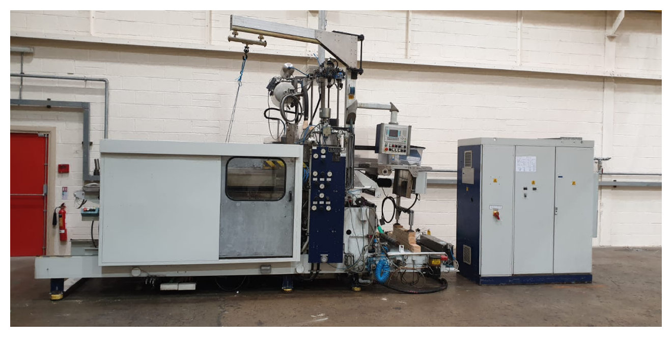 EU Suppliers Of 600mm wide Gabler model D600 lid forming machine 1998 Max 35mm positive forming, 15mm max negative forming. 600 x 320mm foming area. 1998