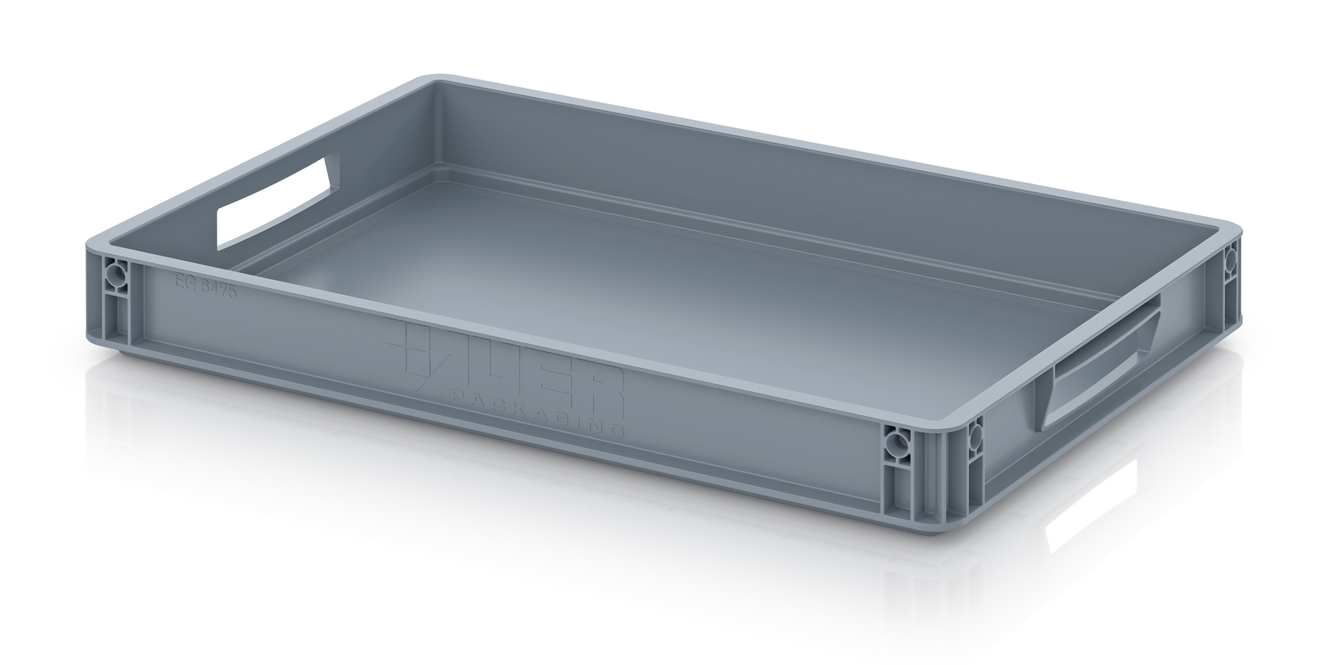 15 Litre Euro Stackable Shallow Storage Tray with Handholes