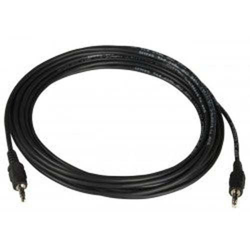 SA-PLNM-75-MM - Plenum Stereo Audio Cable 3.5mm Jack Male CMP rated 75 feet 3.5mm Male - 3.5mm Male Black