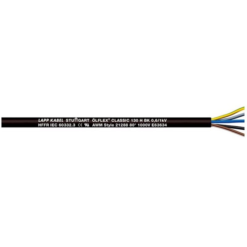 Lapp Cable 1123423 130H BK Cable 1.5 mm 12 Core