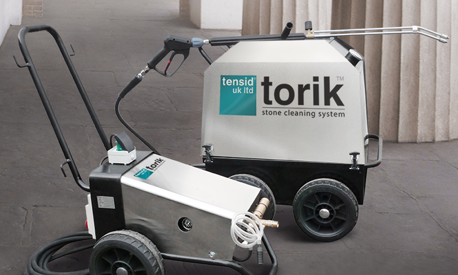 SUPERHEATED STONE CLEANING with Tensid TORIK