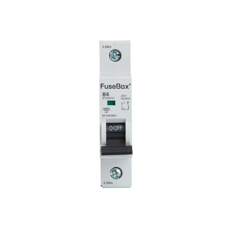 FuseBox MCB C Type 6A Single Pole