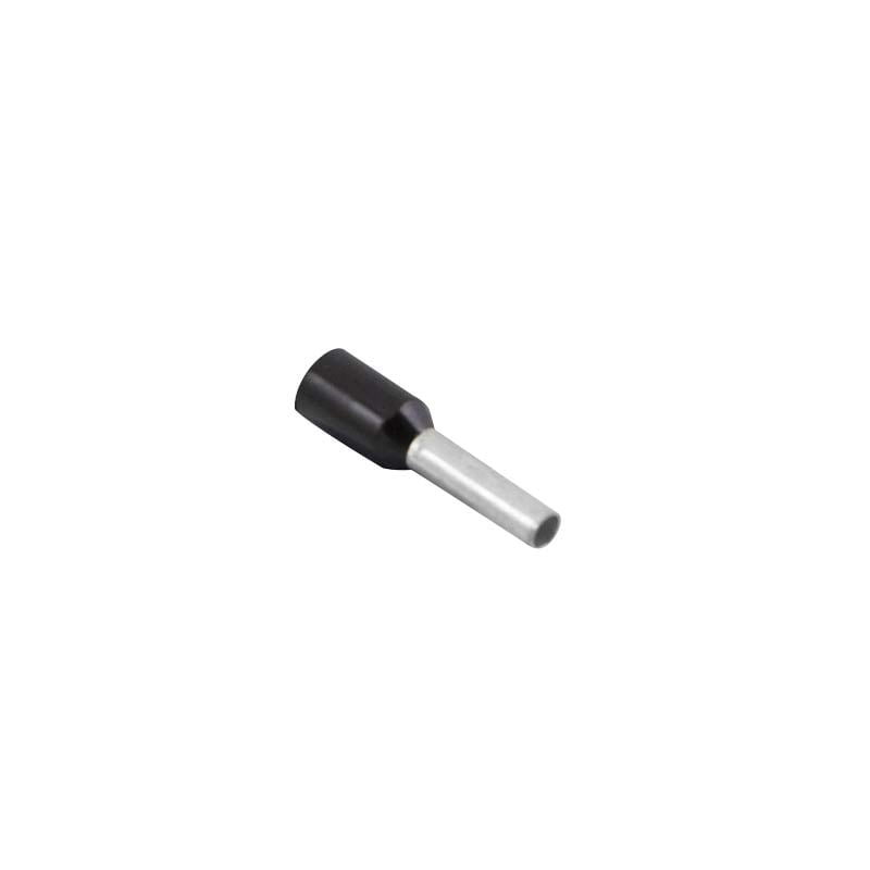 Unicrimp Black Bootlace Ferrule Single 1.5mm (Pack of 100)