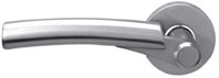 Sculpture Collection Cast Stainless Steel Lever Handles