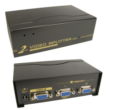 RX-NLKVS-532A VGA Splitter( 2 Port) VGA Splitter, 450Mhz, up to 65Mtr