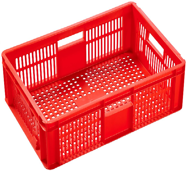 UK Suppliers Of 600x400x350 Attached Lidded Crate - Totes - Packs of 4 For Agricultural Industry