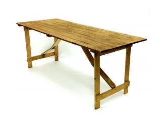 Clearance Sale on Wooden Trestle Tables Ex Hire