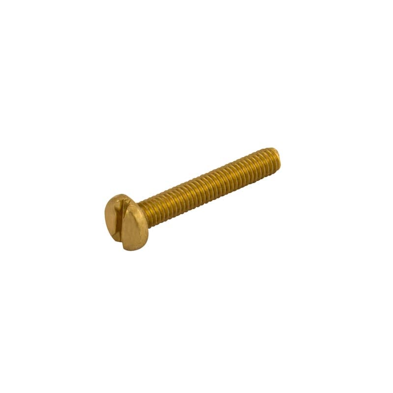 Unicrimp M4x10mm Brass Panhead Machine Screws (Pack of 100)