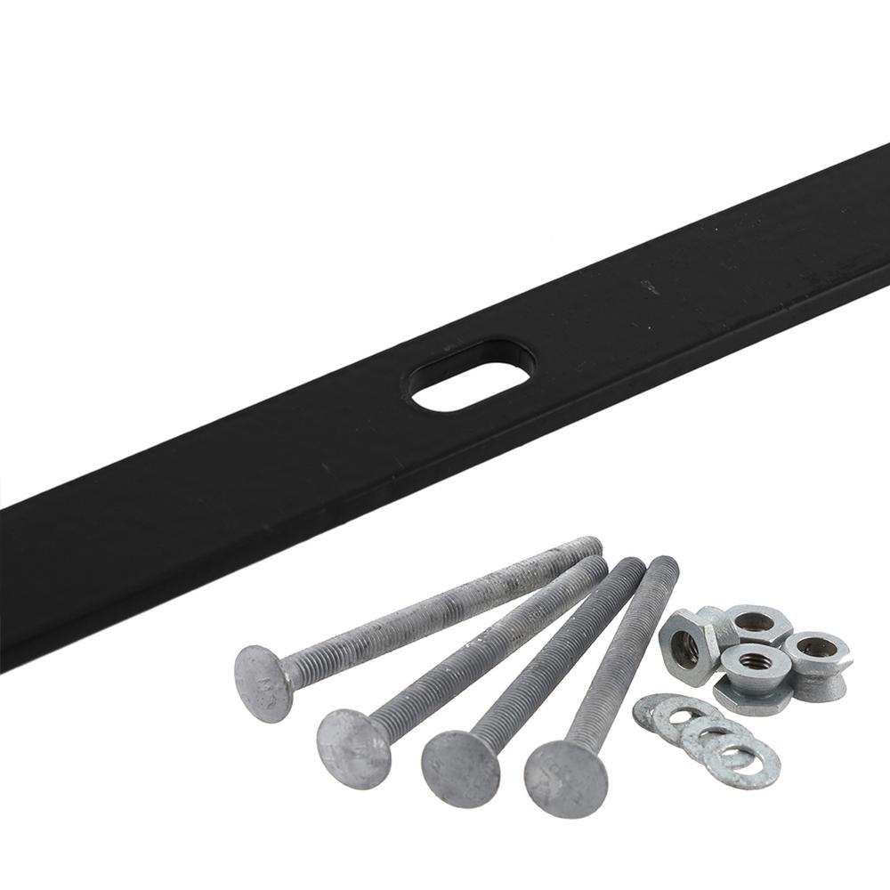 Securifor 358 Fixing Kit For 2.4m Black ( Kit = 9 Fixings + 1 Bolted Clamp Bar)