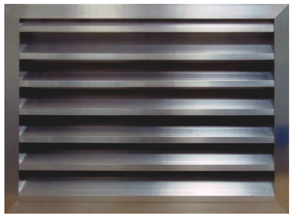 Outdoor Louver/grill SR100. 1286 x 486 x 70mm