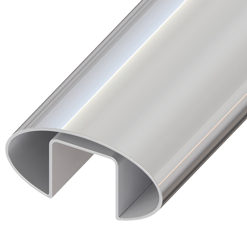 60 x 30mm Oval Handrail suits 10-21.5mm 3.0M length Stainless 316
