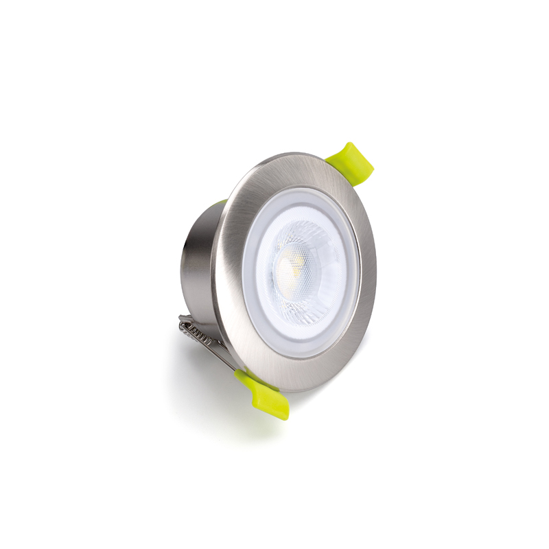 Integral Ecoguard Fire Rated CCT LED Downlight 5W Satin Nickel