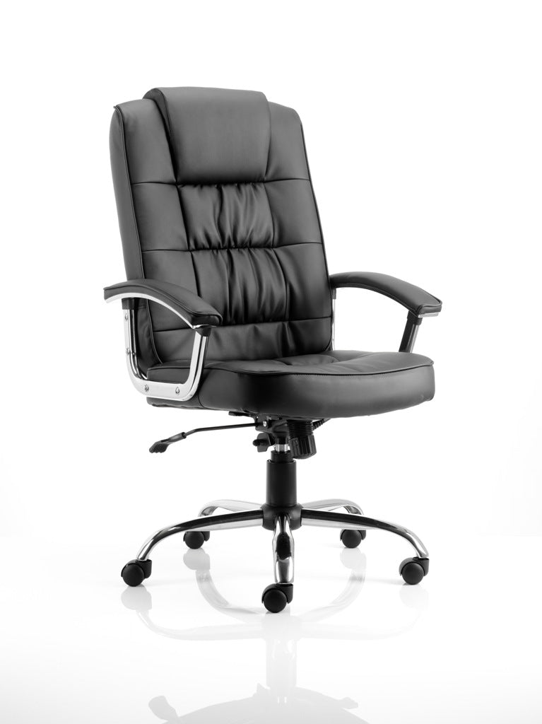 Providers Of Moore Deluxe Black Leather Executive Chair