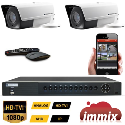 Videoteknika VT704 Full HD With Motorized VF EXIR Bullet Cameras