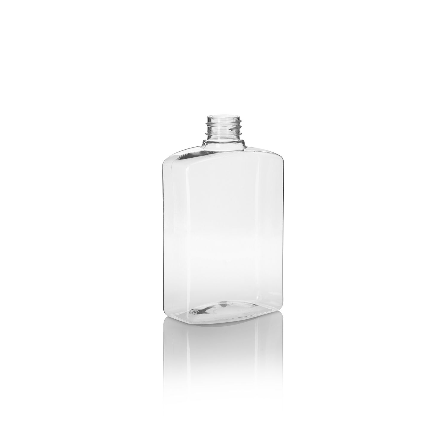 Stockists Of 500ml Clear PET 30% PCR Rectangular Bottle